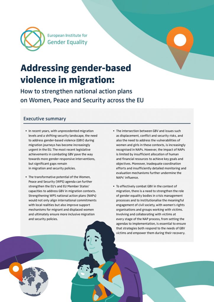Rapporto annuale dell'UE sulla violenza di genere nella migrazione